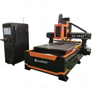 Vender bien 4 ejes carpintería metal perforación y roscado 1325 ATC husillo Cnc Router máquina