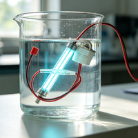 Module de désinfection de l'eau par UV-C intelligent avec capteur de débit 265 nm, montage en surface pour purificateur d'eau RO
