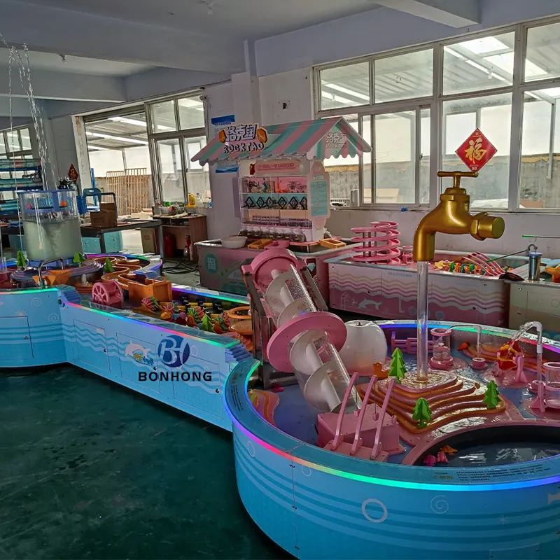 Bonhong Top Quality Commercial Water Table Activity Science Museum Exhibits For Kids Indoor Playground