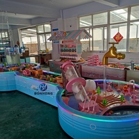 Table de jeu aquatique sensorielle de grande taille Bonhong de qualité supérieure, exposition scientifique pour enfants, aire de jeux aquatique intérieure