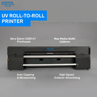 Nouvelle imprimante UV industrielle entièrement automatique de 3,2 m pour rouleaux I3200, idéale pour la publicité extérieure et les autocollants en vinyle