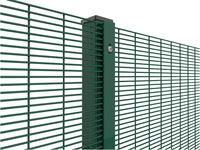 Vente Flash : Panneaux de clôture de sécurité anti-escalade SR 358 - Acier à faible teneur en carbone haute sécurité avec finition galvanisée et thermolaquée