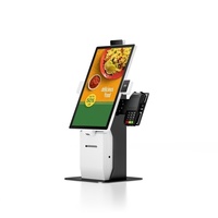 Máquina de Pedidos de Autoservicio, Máquina de Pago con Soporte para Escaneo de Código QR, Pago Facial NFC y Función de Impresión