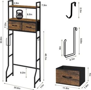 Bathroom <b>Storage</b> Rack Space Saving Metal Vietnam - Product Image 3