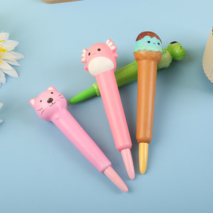 ของเล่นบีบคลายเครียด ปากกาดีไซน์การ์ตูน แพนด้า สับปะรด ไอศกรีม วัสดุ TPE สำหรับเด็กอายุ 8-13 ปี ใช้ได้ทั้งเด็กชายและเด็กหญิง - Product Image 2