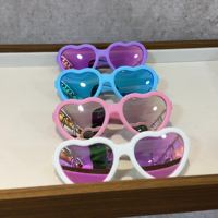New Children's Sunshade Male Female Baby Creative Glasses Love Soft Silicone Fashion Baby TAC Polarized Sunglasses 2026