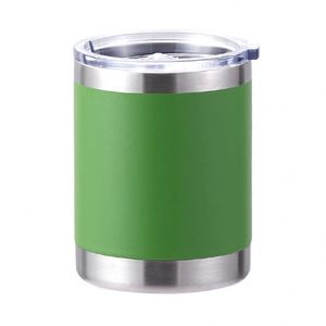 Stock 10Oz Powder Coated Double Wall Tumbler Vacuum Insulated Stainless Steel Straight Wine Beer Coffee Milk Tumbler Cup Mug - Product Image 4