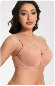 <span class=keywords><strong>Soutien</strong></span>-<span class=keywords><strong>gorge</strong></span> Confortable et Doux à Armatures Grande Taille Push-up à Couvrance Totale <span class=keywords><strong>Minimiseur</strong></span> Lingerie pour Femmes Forte Poitrine Anti-affaissement <span class=keywords><strong>Soutien</strong></span> 75D à 95I - Product Image 3