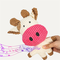 Prix usine résistant aux morsures en peluche chiot chat soulagement du son jouets pour animaux de compagnie mignon jouet à mâcher jouet à mâcher pour chiens