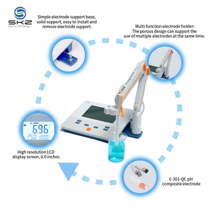 PH200E Labor-Hochauflösungs-pH-Meter 50 Datensätze Speicherung Automatische Abschaltung Stromausfallschutz 3-Punkt-Kalibrierung - Product Image 3