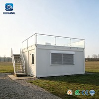 Villa temporaire modulaire en bord de mer, à faible coût, montage rapide, maison mobile à vendre
