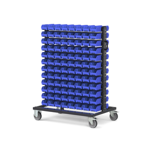 Fami Bin Cart 1067x668x1384mm chariot à petites pièces avec 192 Picking Box Conteneurs d'air - Product Image 6