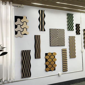 Panneaux acoustiques en lattes de bois pour hôtels modernes, avec <span class=keywords><strong>isolation</strong></span> phonique et absorption acoustique hautement efficace, design écologique - Product Image 4