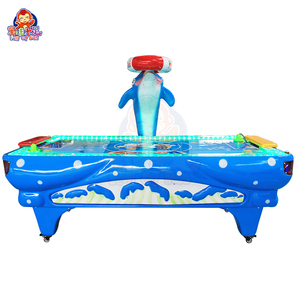 Máquina de Juego de Mesa de Air Hockey para 2 Jugadores con Temática de Delfines Oceánicos - Product Image 2