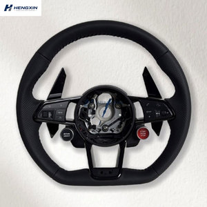 Volante Deportivo Personalizado con Detalles Negros para Audi A3 A4 A5 A6 A7 A8 C7 S8 R8 RS3 RS6 B8 B9 S7 <span class=keywords><strong>S</strong></span> <span class=keywords><strong>Line</strong></span>, Gran Venta - Product Image 2