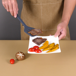 Set di utensili da cucina in <span class=keywords><strong>Silicone</strong></span> da 5 pezzi spatola Non tossica cucchiaio pinze mestolo forato all'ingrosso - Product Image 3