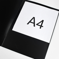 Classeurs de documents de présentation A4 personnalisés avec logo personnalisé en PE pour les affaires et l'école de Manille