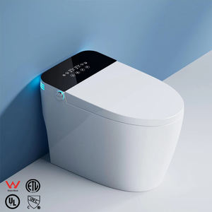 Haute qualité pas cher hôtel maison <span class=keywords><strong>Wc</strong></span> toilette intelligente automatique capteur d'ouverture chasse d'eau salle de bain une pièce cuvette de toilette intelligente - Product Image 1