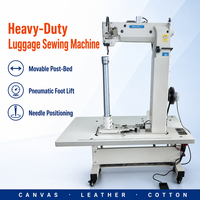 Machine à coudre industrielle 8703-A3 personnalisée, type colonne, avec espace de travail de 380 mm, pour la fabrication de bagages