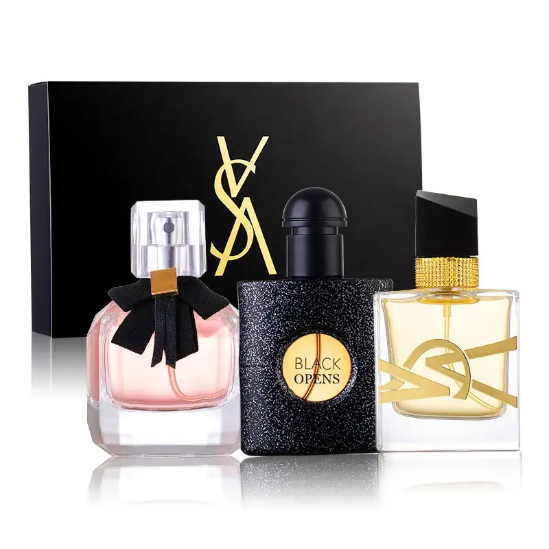 Perfumes Original Fragrance Long Lasting 30ml*3pcs Perfume Set Luxury Label Perfume Set For Lady