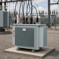 Section de radiateur de transformateur triphasé immergé dans l'huile à enroulement en cuivre haute efficacité avec 415V/480V pour l'alimentation électrique réseau