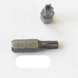 <span class=keywords><strong>Embout</strong></span> <span class=keywords><strong>de</strong></span> tournevis <span class=keywords><strong>Torx</strong></span> magnétique S2 <span class=keywords><strong>de</strong></span> sécurité avec trou, tige hexagonale 1/4 po, longueur 25 mm/1 po - Product Image 3