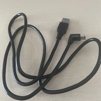 Cable de Datos Tipo C en Ángulo Recto con Revestimiento de TPE/Nylon Trenzado, 30/28/26 AWG, USB 3.0, Carga Rápida, Cobre Puro para Auriculares y Escáner de Código de Barras