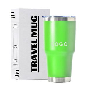 Gobelet isotherme personnalisé de 30 oz à double paroi en acier inoxydable, tasse à café et à eau à prix abordable, tasses de voyage pour voiture de 30 oz avec couvercle - Product Image 1