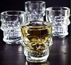 Vaso de Chupito de 1.5 Onzas con Diseño de <span class=keywords><strong>Calavera</strong></span>, Base Pesada, para Whisky, Vino, <span class=keywords><strong>Tequila</strong></span>, Cócteles, Bebidas, Decoración de Bar - Product Image 6