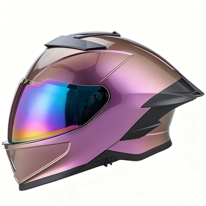 <span class=keywords><strong>Casco</strong></span> de Motocicleta Integral con Certificación DOT, Carcasa de ABS, Doble Visera, Unisex, <span class=keywords><strong>para</strong></span> Carreras y Calle - Product Image 4