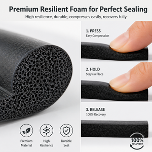 <span class=keywords><strong>Bande</strong></span> d'étanchéité en caoutchouc EPDM à prix d'usine avec support en maille de fibre, auto-adhésive, en rouleau, pour isolation contre les intempéries - Product Image 3