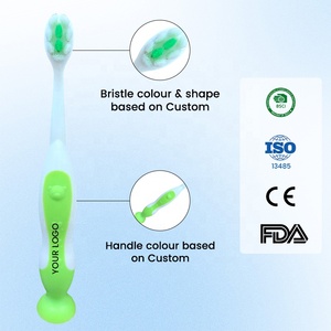Brosse à <span class=keywords><strong>dents</strong></span> en silicone <span class=keywords><strong>pour</strong></span> enfants, à poils souples, motif dessin animé, OEM, faible MOQ, logo personnalisé, vente en gros, qualité alimentaire, sans BPA - Product Image 2