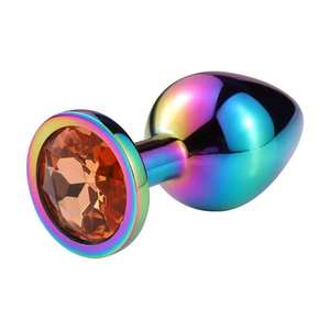 ชุดฝึกสวมปลั๊กทวารหนัก 3 ชิ้น ปลั๊กทวารหนักโลหะประดับเพชร ของเล่นทางเพศ ปลั๊กทวารหนักโลหะสำหรับผู้หญิง ผู้ชาย ผู้ใหญ่ เกย์ - Product Image 4