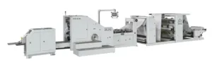 LSB-330D + TP + LST-4110 полностью автоматическая профессиональная биоразлагаемая машина для производства бумажных пакетов с квадратным дном