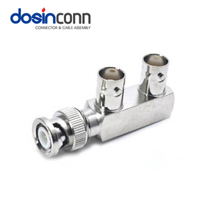 Conector BNC Hembra <span class=keywords><strong>a</strong></span> <span class=keywords><strong>Macho</strong></span>, Enchufe BNC(f), Dos Conectores Banana Dobles de 4 <span class=keywords><strong>mm</strong></span>, <span class=keywords><strong>Adaptador</strong></span> Coaxial de Unión K9 - Product Image 3