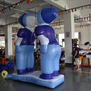 KeepFuns Couple géant gonflable enlacé, costume traditionnel néerlandais, décoration publicitaire pour événements - Product Image 3