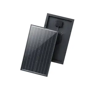OEM ODM单太阳能30w价格20w 10瓦太阳能电池板模块大篷车用高效太阳能电池板单晶