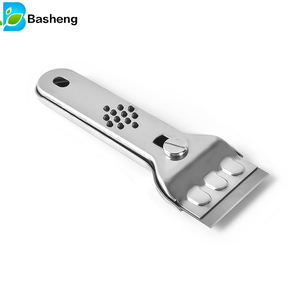 Lame de nettoyage multifonction pour cuisine, <span class=keywords><strong>grattoir</strong></span> de décontamination en acier inoxydable pour carreaux de céramique - Product Image 4