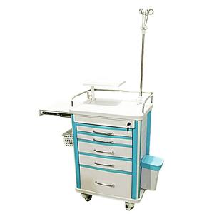 Carrito de Suministros Hospitalarios HC-M046, Carrito de Instrumentos Médicos de Lujo de ABS para Hospital - Product Image 5