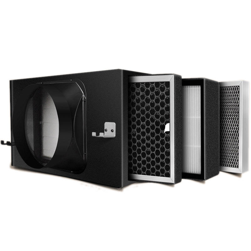 Computer E Filter Box Exhaust Fan System Air Duct Filter Box - HEPA Purification