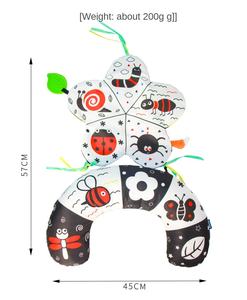 Oreiller pour le temps passé sur le ventre du bébé - Support de nuque en forme de U pour nouveau-né, entraînement visuel et oreiller de pratique du levage pour les nourrissons, tapis de jeu éducatif - Product Image 4