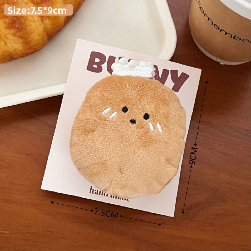 3# Barrette à cheveux pomme de terre en peluche
