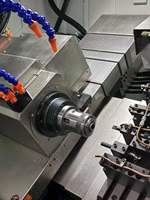 Torno CNC de Bancada Inclinada Horizontal LICHI LC-X36SD con Doble Husillo, GSK, Control FANUC, Certificación CE, Bajo Costo de Mantenimiento, Nuevo