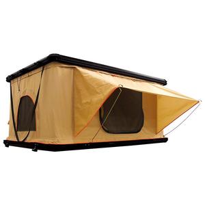 Tente de toit à ouverture rapide personnalisée avec annexe pour le camping en voiture, accessoire d'échelle en ABS imperméable pour 4x4 tout-terrain HCS130, toit rigide - Product Image 4