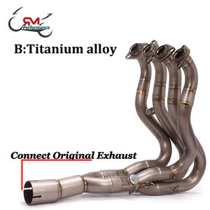 Tubo de enlace medio, Conector de Escape intermedio para <span class=keywords><strong>Kawasaki</strong></span> <span class=keywords><strong>ZX6R</strong></span>, ZX636, años <span class=keywords><strong>2009</strong></span> a 2021 - Product Image 3