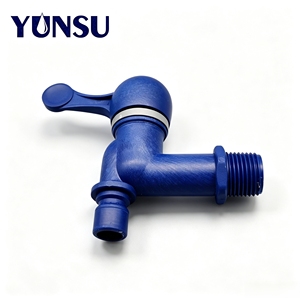 Robinet de tuyauterie en PP à poignée nervurée renforcée, anti-casse, durable, pour le contrôle du débit d'eau - Product Image 1