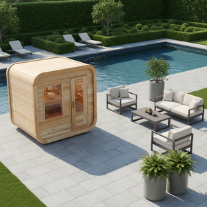 Poêle de sauna infrarouge lointain en gros, style de conception moderne, bois traditionnel, cèdre rouge, pruche, vente directe d'usine Ava - Product Image 3