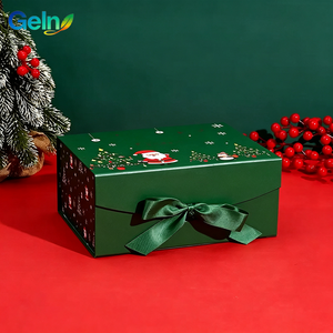 Nouvelle Arrivée : Dossiers Cadeaux de Noël Créatifs en Carton en Forme de Livre pour Bonbons et Biscuits, avec Ruban – Idéal pour les Fêtes - Product Image 1