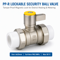 Vanne à boisseau sphérique en laiton à angle droit, filetage mâle PPR, connexion manuelle NPT/BSP, personnalisable OEM, pour alimentation en eau - Vente en gros usine