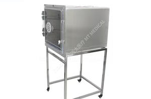 MT Medical Equipment 304 Edelstahl Langlebiger Veterinär-Ein kammer käfig Haustier Tierarzt Sauerstoff käfig für Tiere - Product Image 2